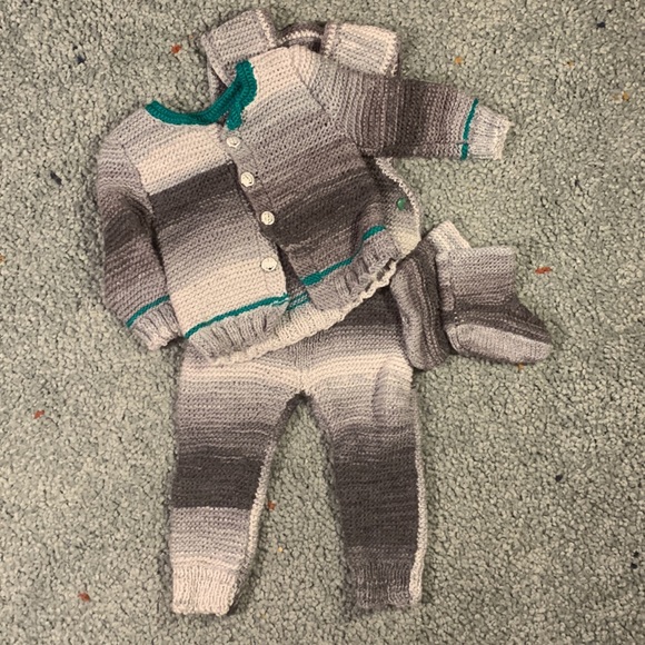 Vintage Hand Knit Matching Set - Picture 8 of 8